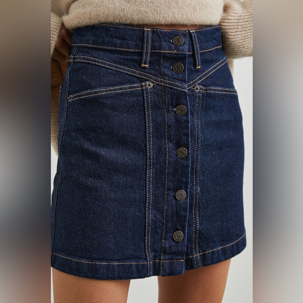 NWOT Rails Canyon denim mini skirt midnight blues size Size 27